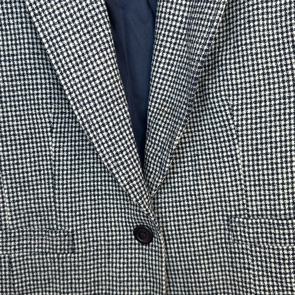 Classic Vintage Pendleton Houndstooth Blazer Size 14 (Runs Small) - Picture 10 of 14